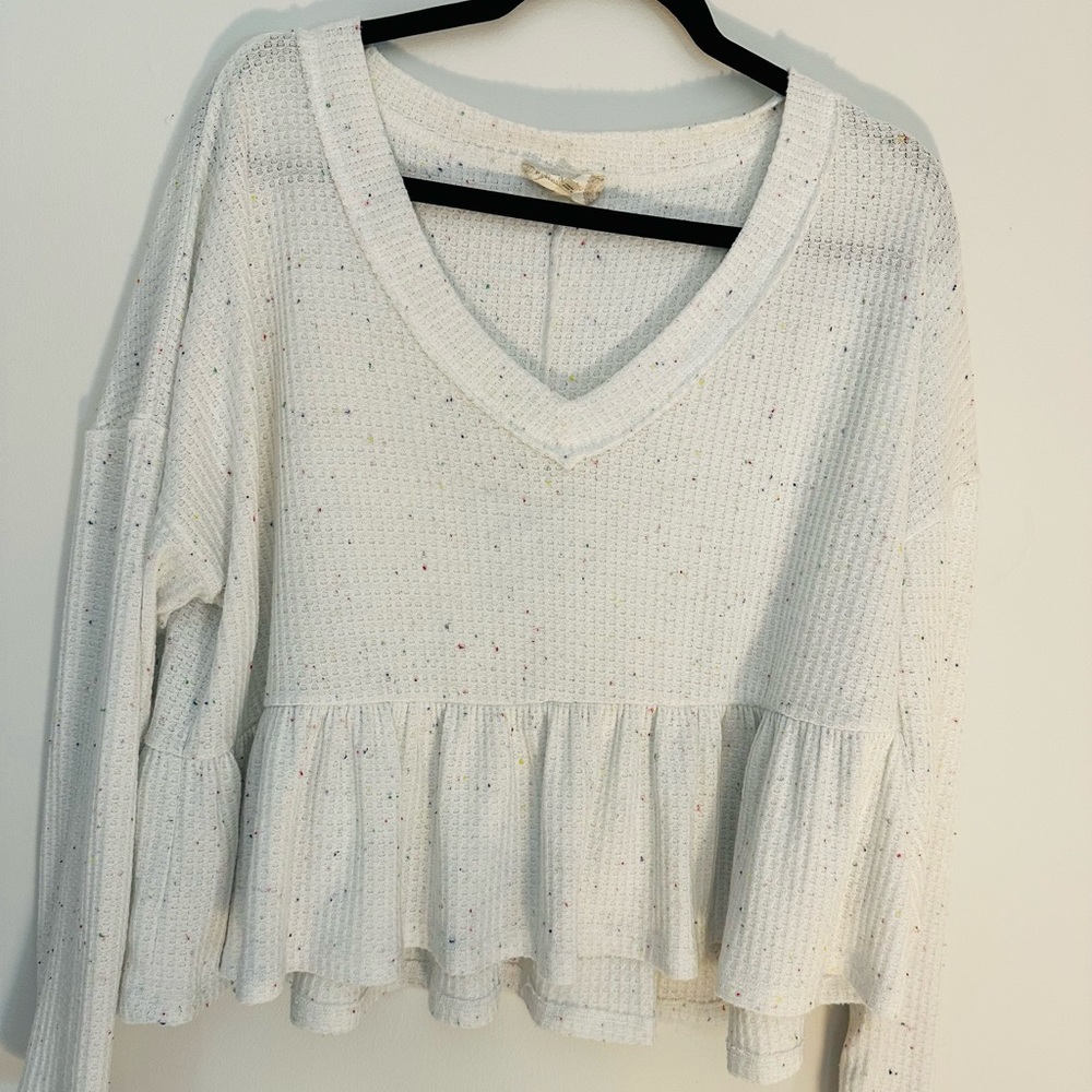 Altar’d state women’s long sleeve shirt, oversized small
